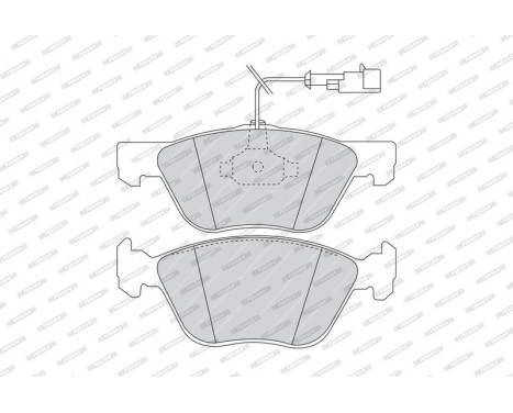 Brake Pad Set, disc brake PREMIER ECO FRICTION FDB1052 Ferodo, Image 4