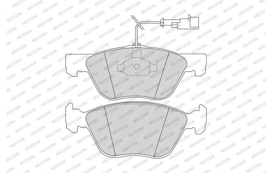 Brake Pad Set, disc brake PREMIER ECO FRICTION FDB1052 Ferodo, Image 4