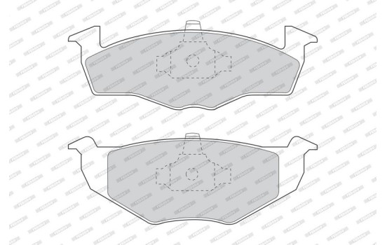 Brake Pad Set, disc brake PREMIER ECO FRICTION FDB1054 Ferodo, Image 4