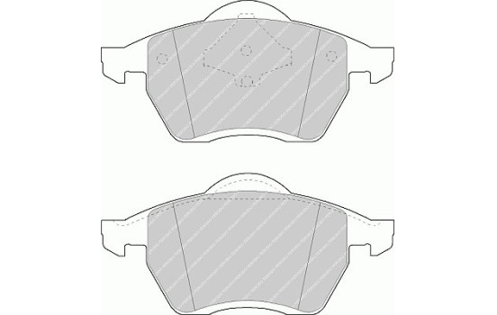 Brake Pad Set, disc brake PREMIER ECO FRICTION FDB1055 Ferodo, Image 2