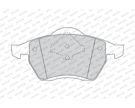 Brake Pad Set, disc brake PREMIER ECO FRICTION FDB1055 Ferodo, Image 4