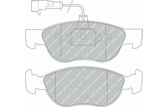 Brake Pad Set, disc brake PREMIER ECO FRICTION FDB1056 Ferodo, Image 2