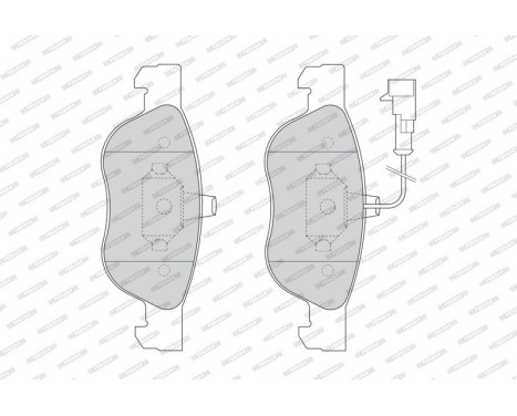 Brake Pad Set, disc brake PREMIER ECO FRICTION FDB1056 Ferodo, Image 4