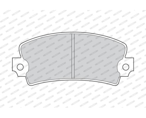 Brake Pad Set, disc brake PREMIER ECO FRICTION FDB106 Ferodo, Image 3
