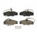 Brake Pad Set, disc brake PREMIER ECO FRICTION FDB1062 Ferodo