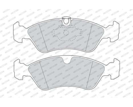 Brake Pad Set, disc brake PREMIER ECO FRICTION FDB1067 Ferodo, Image 4