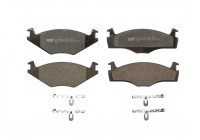 Brake Pad Set, disc brake PREMIER ECO FRICTION FDB1072 Ferodo
