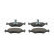 Brake Pad Set, disc brake PREMIER ECO FRICTION FDB1081 Ferodo