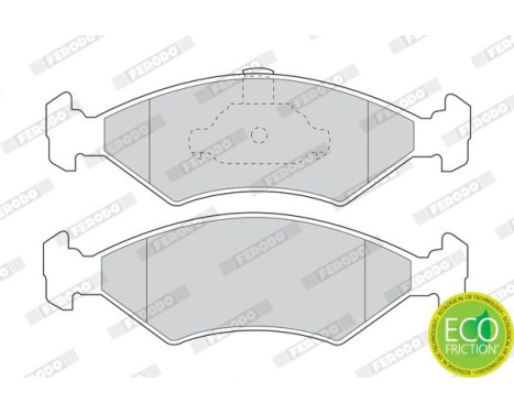 Brake Pad Set, disc brake PREMIER ECO FRICTION FDB1081 Ferodo, Image 3