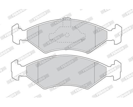 Brake Pad Set, disc brake PREMIER ECO FRICTION FDB1081 Ferodo, Image 3