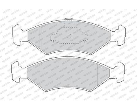 Brake Pad Set, disc brake PREMIER ECO FRICTION FDB1081 Ferodo, Image 2