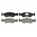 Brake Pad Set, disc brake PREMIER ECO FRICTION FDB1082 Ferodo