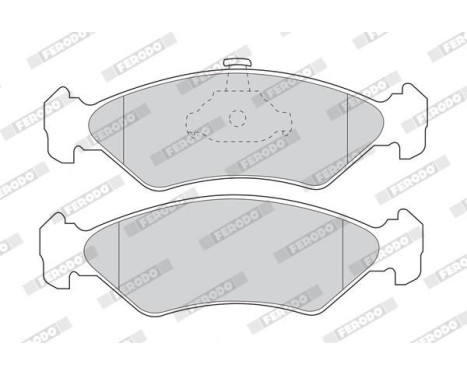 Brake Pad Set, disc brake PREMIER ECO FRICTION FDB1082 Ferodo, Image 3