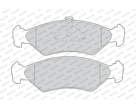 Brake Pad Set, disc brake PREMIER ECO FRICTION FDB1082 Ferodo, Image 3