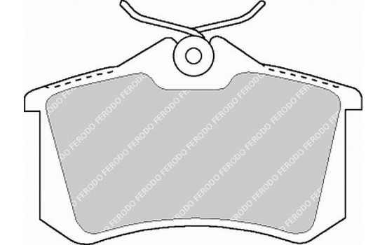 Brake Pad Set, disc brake PREMIER ECO FRICTION FDB1083 Ferodo, Image 2
