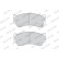 Brake Pad Set, disc brake PREMIER ECO FRICTION FDB1091 Ferodo, Thumbnail 4