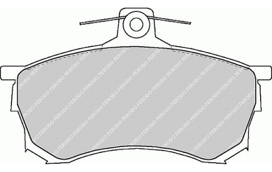 Brake Pad Set, disc brake PREMIER ECO FRICTION FDB1092 Ferodo, Image 2