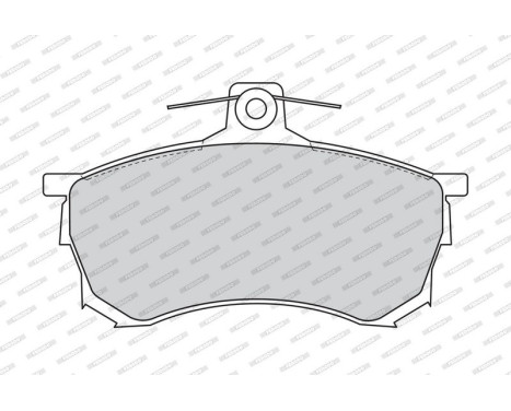 Brake Pad Set, disc brake PREMIER ECO FRICTION FDB1092 Ferodo, Image 4