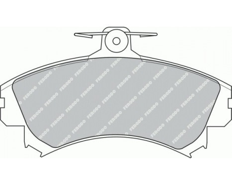 Brake Pad Set, disc brake PREMIER ECO FRICTION FDB1093 Ferodo, Image 2