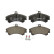 Brake Pad Set, disc brake PREMIER ECO FRICTION FDB1093 Ferodo