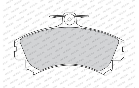 Brake Pad Set, disc brake PREMIER ECO FRICTION FDB1093 Ferodo, Image 4