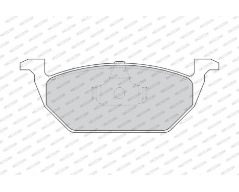 Brake Pad Set, disc brake PREMIER ECO FRICTION FDB1094 Ferodo, Image 4
