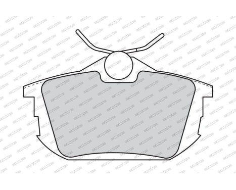 Brake Pad Set, disc brake PREMIER ECO FRICTION FDB1095 Ferodo, Image 3