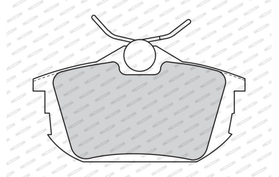 Brake Pad Set, disc brake PREMIER ECO FRICTION FDB1095 Ferodo, Image 3