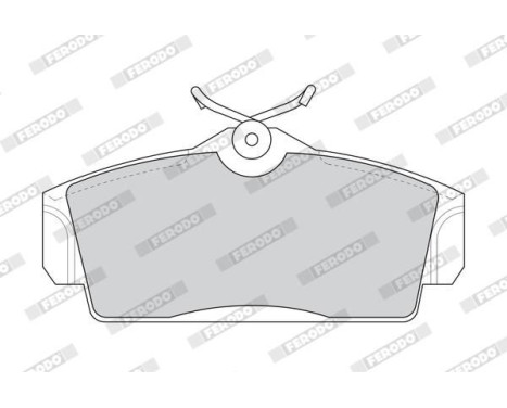 Brake Pad Set, disc brake PREMIER ECO FRICTION FDB1096 Ferodo, Image 4