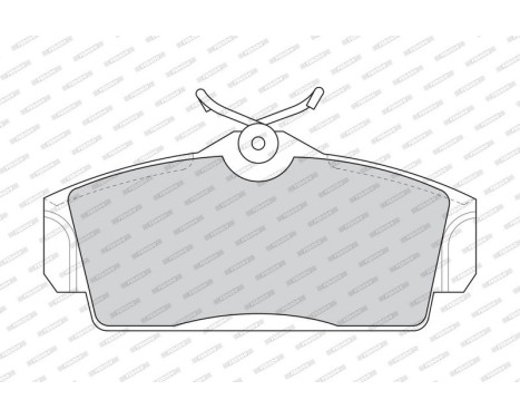 Brake Pad Set, disc brake PREMIER ECO FRICTION FDB1096 Ferodo, Image 4