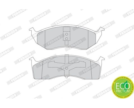 Brake Pad Set, disc brake PREMIER ECO FRICTION FDB1098 Ferodo, Image 4