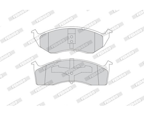 Brake Pad Set, disc brake PREMIER ECO FRICTION FDB1098 Ferodo, Image 4