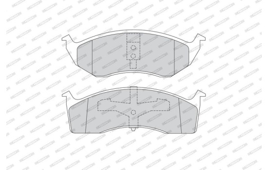 Brake Pad Set, disc brake PREMIER ECO FRICTION FDB1098 Ferodo, Image 4