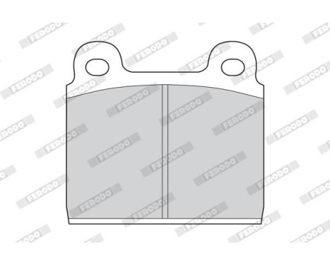 Brake Pad Set, disc brake PREMIER ECO FRICTION FDB11 Ferodo, Image 4