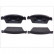 Brake Pad Set, disc brake PREMIER ECO FRICTION FDB1108 Ferodo