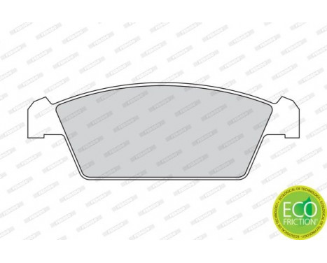 Brake Pad Set, disc brake PREMIER ECO FRICTION FDB1108 Ferodo, Image 3