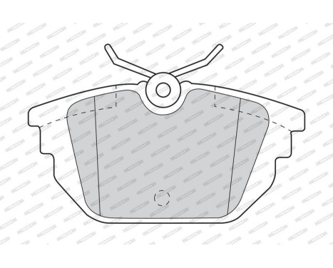 Brake Pad Set, disc brake PREMIER ECO FRICTION FDB1113 Ferodo, Image 3