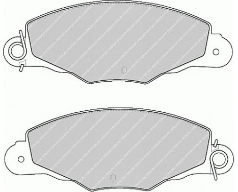 Brake Pad Set, disc brake PREMIER ECO FRICTION FDB1114 Ferodo