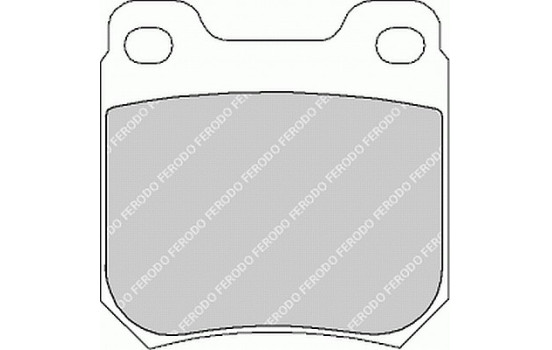 Brake Pad Set, disc brake PREMIER ECO FRICTION FDB1117 Ferodo, Image 2