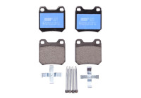 Brake Pad Set, disc brake PREMIER ECO FRICTION FDB1117 Ferodo