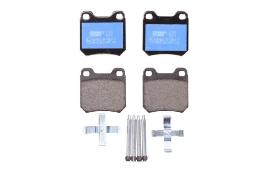 Brake Pad Set, disc brake PREMIER ECO FRICTION FDB1117 Ferodo