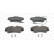 Brake Pad Set, disc brake PREMIER ECO FRICTION FDB1124 Ferodo, Thumbnail 3