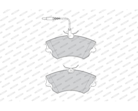 Brake Pad Set, disc brake PREMIER ECO FRICTION FDB1124 Ferodo, Image 4