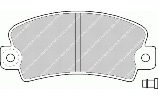 Brake Pad Set, disc brake PREMIER ECO FRICTION FDB113 Ferodo, Image 2