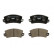 Brake Pad Set, disc brake PREMIER ECO FRICTION FDB113 Ferodo