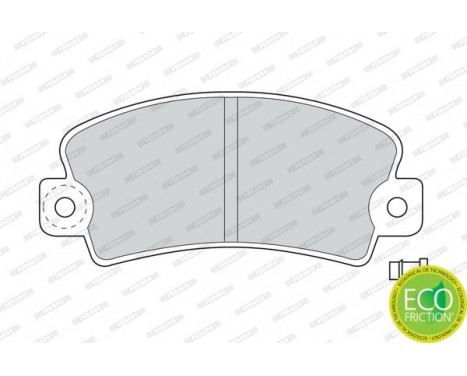 Brake Pad Set, disc brake PREMIER ECO FRICTION FDB113 Ferodo, Image 3