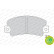 Brake Pad Set, disc brake PREMIER ECO FRICTION FDB113 Ferodo, Thumbnail 3