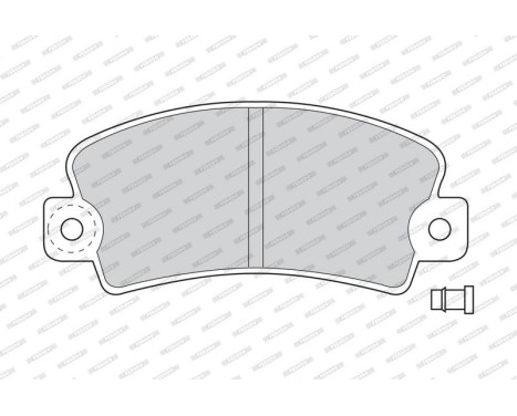 Brake Pad Set, disc brake PREMIER ECO FRICTION FDB113 Ferodo, Image 4