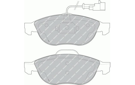 Brake Pad Set, disc brake PREMIER ECO FRICTION FDB1134 Ferodo, Image 2