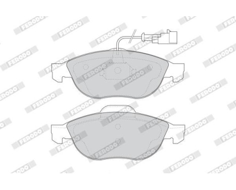Brake Pad Set, disc brake PREMIER ECO FRICTION FDB1134 Ferodo, Image 4